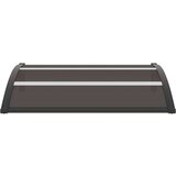  Nadstrešnica za vrata crna 120 x 80 cm PC | shoptok.hr