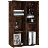  za knjige / komoda smeđa boja hrasta 50x25x80 cm drveni | shoptok.hr