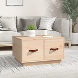 vidaXL Klubska mizica 60x53x35 cm trdna borovina | Shoptok.si