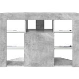  Kotni LED TV ormar 100x40x68cm Betonski sivi Konstruirano drvo | shoptok.hr
