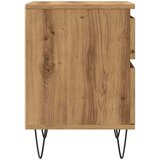 vidaXL Nočna omarica artisan hrast 40x35x50 cm inženirski les | Shoptok.si