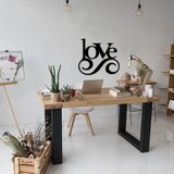 Wallity Zidna dekoracija Love, Crna | Eponuda.com