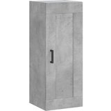 Maison Chic Stenska omarica - Zidna omarica betonsko siva 34,5x34x90 cm inženirski les iu878, (22062935) u