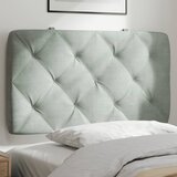  Jastuk za uzglavlje svjetlosivi 90 cm baršunasti | shoptok.hr