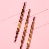 Eveline Cosmetics Micro Precise vodoodporen svinčnik za obrvi s krtačko 2v1 odtenek 01 Taupe 4 g | Shoptok.si