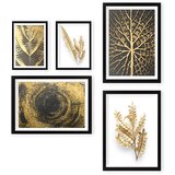 Tablo Center Komplet 5 slik Nature Gold Cene