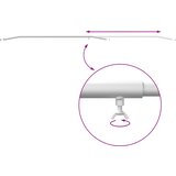  Kuka za platna za prikolice Srebrna 136-218 cm | shoptok.hr
