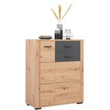 XORA omara za čevlje antracit, barve hrasta | Shoptok.si