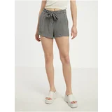 Camaieu Black and white women's checkered shorts - Women's