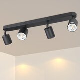 Nettlife 4 reflektorji GU10 max. 25w LED stropna svetilka črna barva reflektor, (22116961) Cene