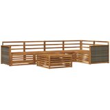  Set vanjskih sofa 6 kom. Prirodna Čvrsto drvo akacije | shoptok.hr
