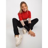 RELEVANCE Blouse-RV-BZ-8465-1.08P-black-red | Shoptok.si