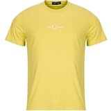 Fred Perry Majice s kratkimi rokavi EMBROIDERED Rumena | Shoptok.si