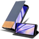 Cadorabo Case, združljiv s Samsungom v temno modro rjavi barvi - zaščitni pokrov z magnetnim zapiranjem, stoječo funkcijo in režo za kartico, (20591206) Cene