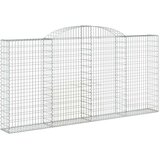  Lučne gabionske košare 5 kom 300x30x140/160cm pocinčano željezo | shoptok.hr