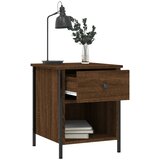  Noćni ormarići 2 kom boja hrasta 40x42x50 cm konstruirano drvo Smeđa | shoptok.hr