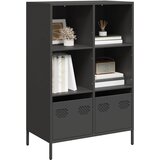 Furnova Visoka omara črna 68x39x103,5 cm jeklo, (21954774) Cene