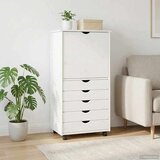  Gležnji kabinet Bela 53 x 39 x 103 cm Masivno borovo les, (5000263245) | Shoptok.si