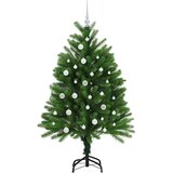 vidaXL Umestno božično drevo med 150 LED Zelena 120 cm PE in PVC | Shoptok.si