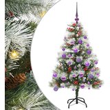  Umjetno božićno drvce S LED lampica Zelena i bijela 120 cm | shoptok.hr
