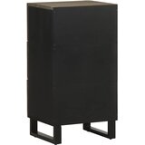  Komoda crna 40x33x75 cm Puno drvo Mango | Eponuda.com