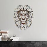Wallity Zidna dekoracija Lion-3, 40cmx50cm, Bakar Cene
