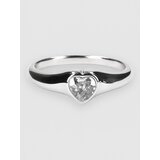 Blue Tomato Heart Ring Jewellery silver stainless steel | shoptok.hr