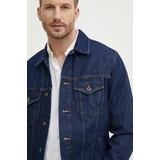 PepeJeans Jeans jakna REGULAR JACKET moška, mornarsko modra barva, PM402715CU4