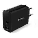 Philips High Power Dual Charger 30W 1 USB-A + USB C - punjač za mobitel | shoptok.hr