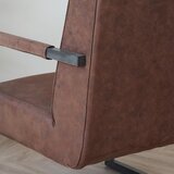 MID.YOU FOTELJ, rjava kovina, tekstil | Shoptok.si