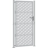  Vrtna vrata 100x200 cm Otporna na vremenske uvjete Čelična Križni Dizajn | shoptok.hr
