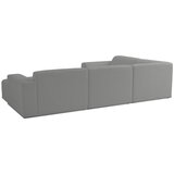 Scandic Siva kotna sedežna garnitura iz tkanine bouclé (v obliki črke "U") Roxy – | Shoptok.si