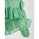 Reserved - Bluza s volanima - zelena | shoptok.hr