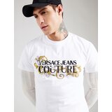 Versace Jeans Couture Majica rumena / zlato-rumena / črna / bela | Shoptok.si