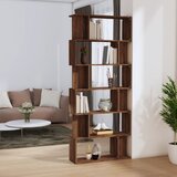  The living store knjižna omara/pregrada rjavi hrast 80x24x192 cm inženirski les - knjižna omara, (21431566) | Shoptok.si