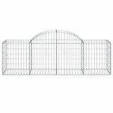  Lučne gabionske košare 40 kom 200x50x60/80 cm pocinčano željezo | shoptok.hr
