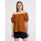 Orsay Brown women's blouse - Women's Cene