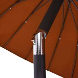  Vrtni suncobran s aluminijskom šipkom 270 cm boja cigle | shoptok.hr