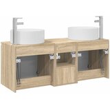  Set ormarića za kupaonicu 3 kom. Hrast sonoma Smeđa 49,5 x 44,5 x 65,5 cm | Shoptok.si