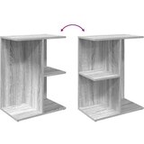 vidaXL Nočna omarica 2 kosa siva sonoma 46,5x29x61 cm inženirski les | Shoptok.si