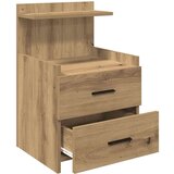 vidaXL Noćni ormarić s 2 ladice Artisan hrast 40x36,5x62 cm | shoptok.hr