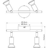  spot lampa FG101-2 bk | ePonuda.com