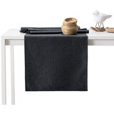 AmeliaHome Stolnjak i traka Gaia 115x300 cm, grafitna | shoptok.hr