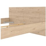 Tvilum Zakonska postelja v hrastovem dekorju brez letvenega dna 180x200 cm v naravni barvi Naia – | Shoptok.si