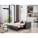 ELTAP Siva sklopiva/s prostorom za odlaganje sofa od šenila 155 cm Laine – | shoptok.hr
