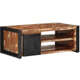 vidaXL Klubska mizica večbarvna 90x50x36 cm trden predelan les, (21824241) Cene