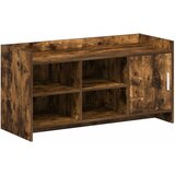 vidaXL Ormar za cipele s pohranom Dimljeni hrast 100 x 39,5 x 51 cm Cijene