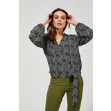 Marisse Deep Neck Shirt L-Ko-3413 Black | shoptok.hr