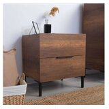 Hanah home noćni ormarić Kmd-1720-Oo-1, 55x59x44 cm, Orah | Eponuda.ba