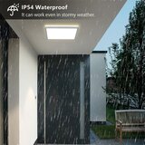  Brilagi - LED kupatilsko stropno svetlo ULTRA SLIM LED/24W/230V 42x42 cm srebrno IP54 | Eponuda.com